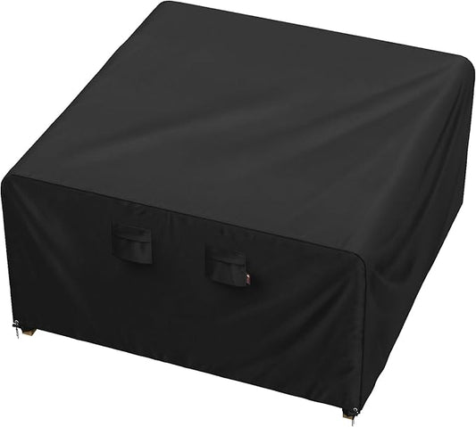 iBirdie Outdoor Patio Furniture Set Covers 64 x 64 inch fit 5 x 5 ft, 60 x 60 inch Table, Waterproof Weatherproof Square Cover, Heavy Duty 600D for Outside Dining Table and Chairs