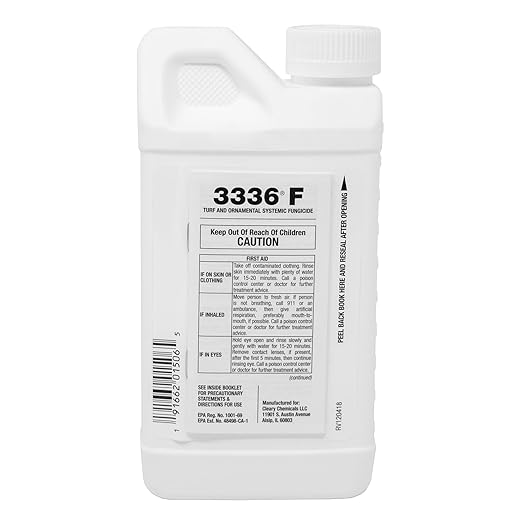 Nufarm Broad Spectrum Systemic Fungicide 3336F for Gardens and Turf, 1pt