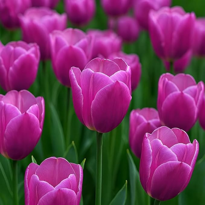 Pre-Chilled Tulip Bulbs – Set of 4 Bulbs | Ready to Force Indoors or Plant Outdoors (Purple)