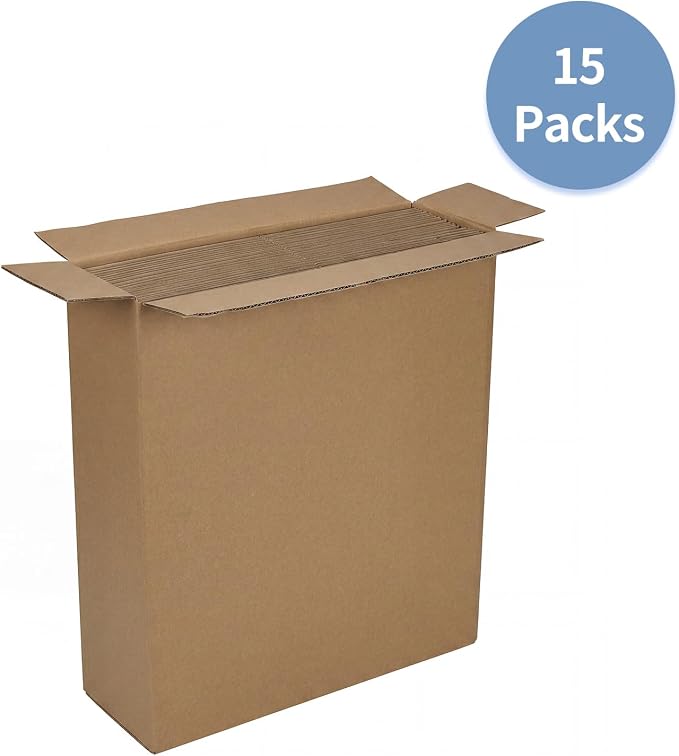 Hoikwo 12x12x3 Shipping Boxes Set of 15