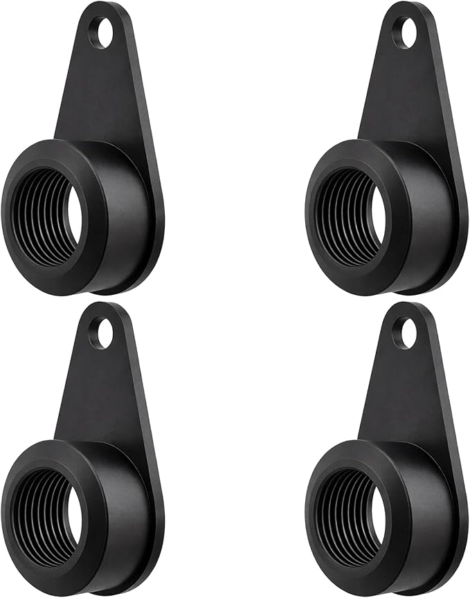 Garden Hose Bulkhead Fitting Rain Barrel Tank Adapter,1/2" NPT Rubber Bulkhead Connector, Bulkhead Fitting for Water Tank,Allow Leak Free Water Bucket Joints Installed Outside the Bucket (4 Pack)