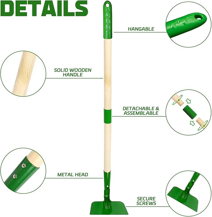 Kids Gardening Tools Set,8pcs Wheelbarrow Set for Kids with Shovel, Rake, Watering Can Outdoor Backyard Farm Digging Toys, Halloween Christmas Birthday Gifts for Boys Girls
