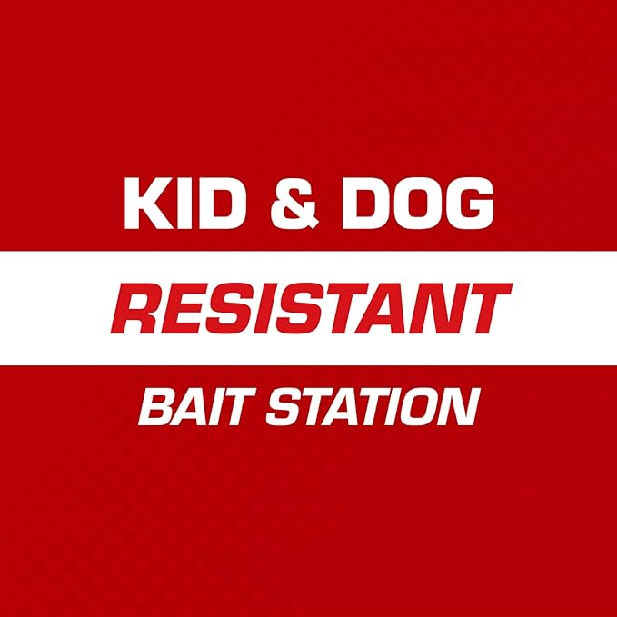 Tomcat Mouse Killer Child and Dog Resistant,Refillable Station for Indoor and Outdoor,1 Station-and 8 Bait Block Refills,(Pack of 4)