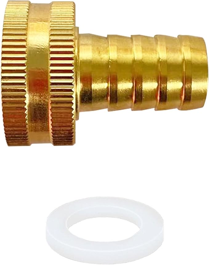 Garden Hose Adapter 1/2" Drip Irrigation Tubing to Faucet - Reusable Connector Fittings for Most Rain Bird, Orbit, Dig, Toro 1/2" Tubing x 3/4 GHT Garden Extension Repair Fitting