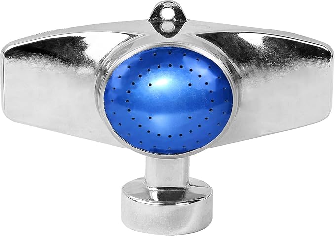 360 Degree Metal Spot Sprinkler,Small Sprinkler Garden for Small Areas Lawn Sprinklers for Yard Circle Pattern with Gentle Water Flow Garden Watering (2, Blue)