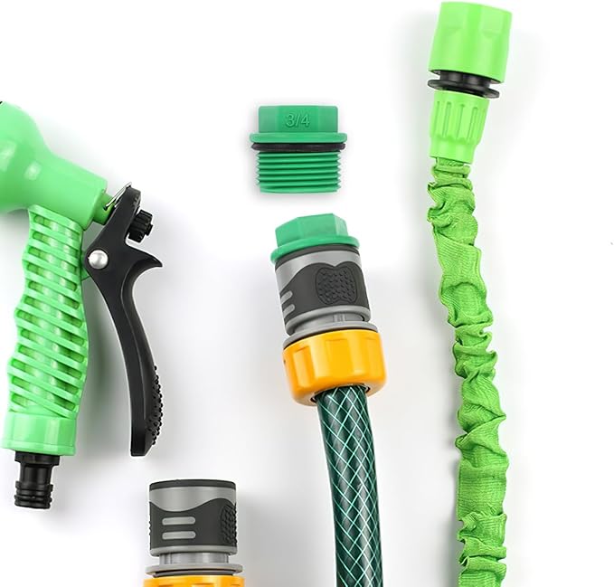 Baluue 10pcs Garden Hose Plugs and Caps, 3/4" Plastic Tubing Stoppers, PPR Material, Prevents Leakage, Ideal for Garden Splitters, Manifolds, Rain Barrels & Winterizing