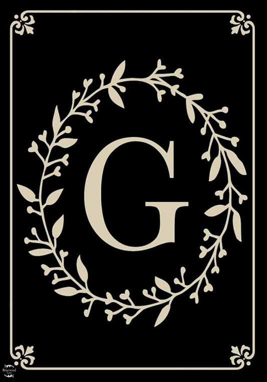 Briarwood Lane Classic Monogram Letter G Garden Flag