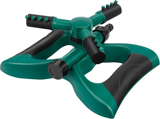 UNIFUN Sprinkler for Yard, Rotating Water Garden Sprinkler for Large Area Coverage, Lawn and Yard Sprinklers
