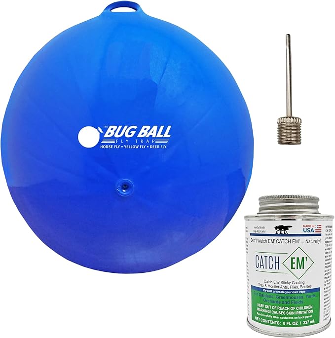 Bug Ball Deer Fly Ball Starter Kit - Biting Fly and Insect Trap, Pack of 4