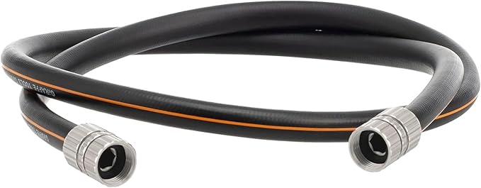 Giraffe Tools Garden Hose 5/8", Custom Length, Heavy Duty, No Kink, Flexible, Rubber Garden Hose, Leakproof Water Hose, 600 Burst PSI, 5ft Female to Female Hose