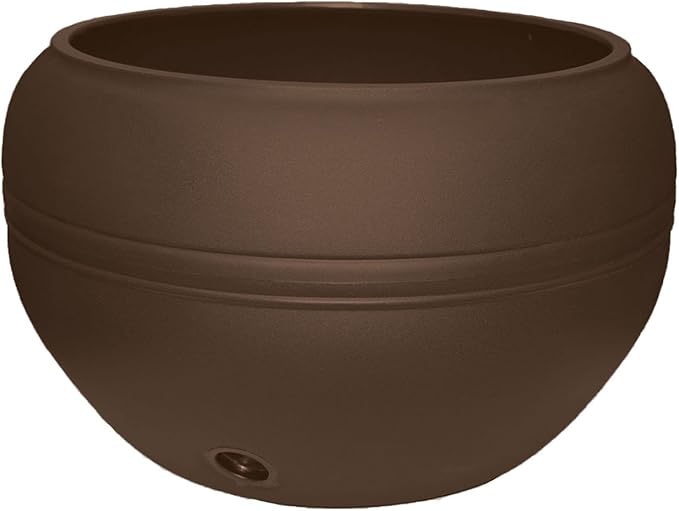 Tusco Products HP01ES Hose Pot Garden Planter, 20", Espresso