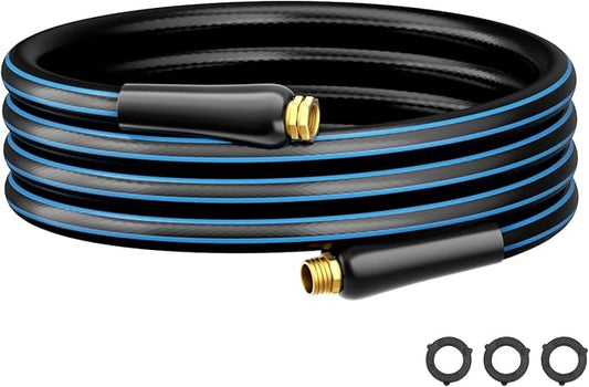 Short Garden Hose 10FT: Water Hose Flexible Leakproof Male to Female Fittings - Lightweight Durable All-Weather Hose 5/8" - High Pressure Hose for Yard, Lawn, Car Wash, Outdoor, Watering