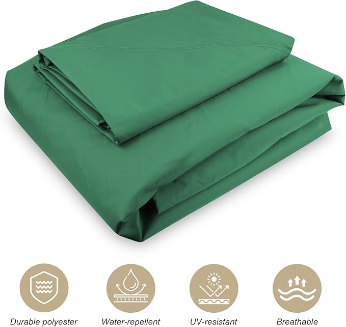 Replacement Gazebo Canopy Top Cover for 10 x 12, Double Tiered Waterproof Canopy Roof for Lowe's Allen Roth Gazebo #GF-12S004B-1(Green)