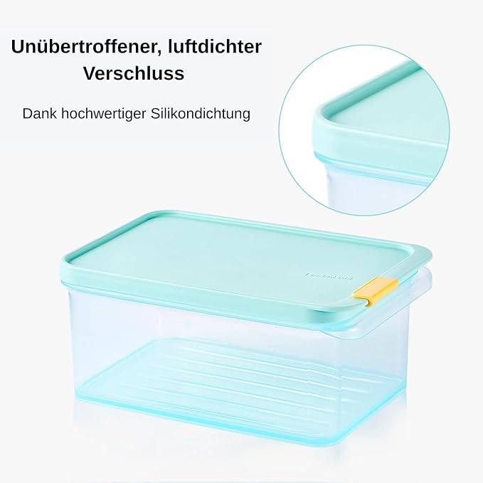 LocknLock Freezer Fit Plastic Freezer Containers | Stackable Food Storage for Meal Prep | Microwave & Dishwasher Safe | BPA Free Freezer Container with Lid, 750ml
