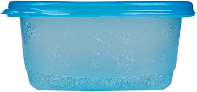 Glad GladWare FreezerWare Food Storage Containers, 24 Oz, 4 Count, 6-Pack