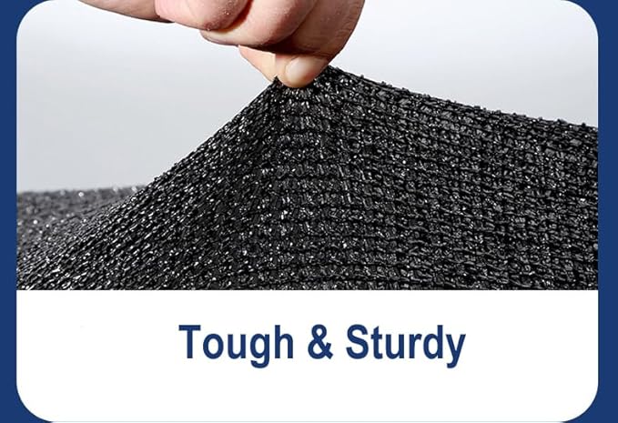 Outdoor Shade Cloth 90% Sunblock Shade Mesh Tarp with Grommets for Garden Greenhouse Pergola Patio Plants Chicken Coop Porch Dog Kennel Cover 3 x 6.5