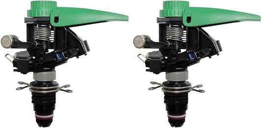 Rain Bird P5R Plastic Impact Sprinkler, Adjustable 20° - 360° Pattern, 25' - 41' Spray Distance (Pack of 2)