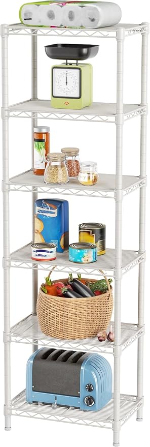 SINGAYE Metal Shelves Wire Shelving Storage Standing Adjustable Shelf Unit