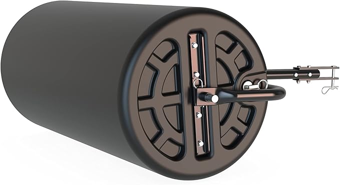 Agri-Fab 45-0606 18" x 36" Tow Behind Poly Lawn Roller 400 lbs weight with water, Poly Drum and Steel Frame, with Plug. Designed for Lawn and Garden Tractors