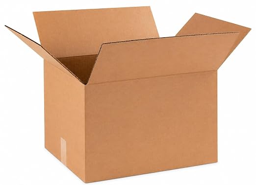 BOX USA Moving Boxes Holds 65lbs, 18"L x 14"W x 12"H (10-Pack) Medium - Corrugated Cardboard Box for Shipping, Mailing, Packing, Packaging and Storage