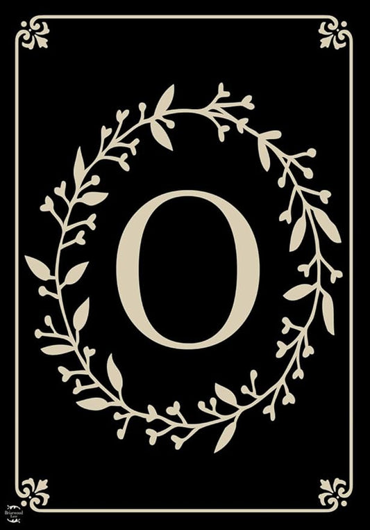 Briarwood Lane Classic Monogram Letter O Garden Flag