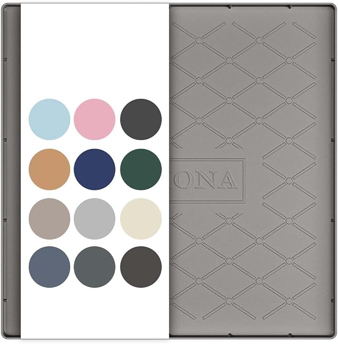 URMONA Under Sink Mat 19 x 19 in, Waterproof Silicone Cabinet Protector