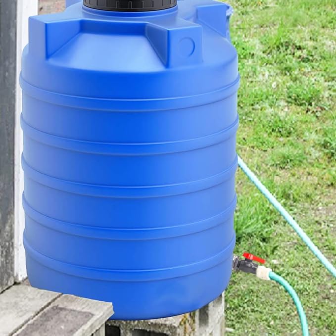 Ququyi 1/2 Inch PVC Rain Barrel Valve Spigot Kit with Ball Valve and Bulkhead Fitting Adapter for Water Tanks, Aquariums, Pools