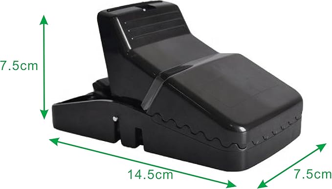 Rat Trap – 6 Pack Snap Traps for Mice, Rats, and Small Rodents – Indoor & Outdoor Pest Control – Quick & Humane Kill, Easy to Set, Reusable Rodent Catcher for Home, Garden, and Garag