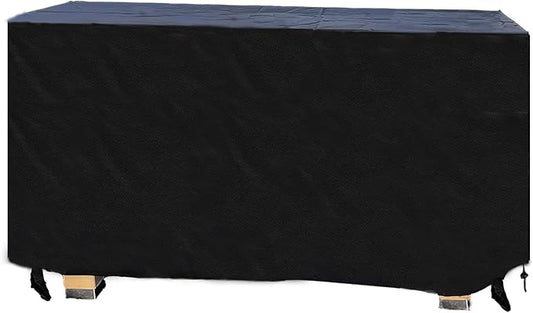 Table Cover,51"(L) x 29"(W) x 28"(H),Outdoor Lawn Waterproof Garden Furniture Cover,Durable Windproof, Fits Rectangle Patio Table