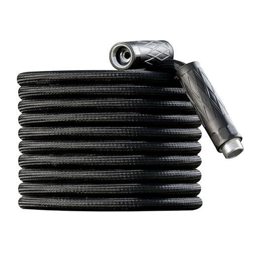 Hydrosteel 50 Ft Garden Hose, 304 Stainless Steel Metal Water Hose 50Ft, Ultra Durable Flexible Lightweight Crush Resistant Fittings Kink & Tangle Free 5/8” Inner Diameter, 500 PSI AS SEEN ON TV