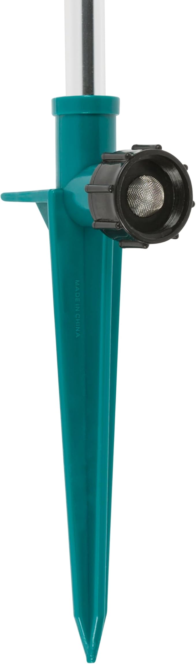 Gilmour Medium Coverage Elevated Sprinkler, Garden Sprinkler on Telescoping Pole, 360 Degree Garden Watering System