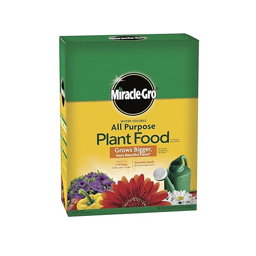 Miracle-Gro Water Soluble All Purpose Plant Food - Fertilizer For All Indoor or Outdoor Plants including Roses, Flowers, Vegetables, Houseplants, Trees, and Shrubs, 10 lbs.