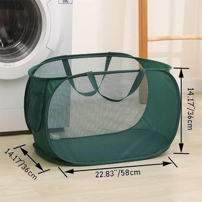 4 Pcs Collapsible Laundry Baskets, Pop-up Laundry Hamper | Foldable Laundry Basket, Dirty Clothes Basket for Clothes & Home Organization