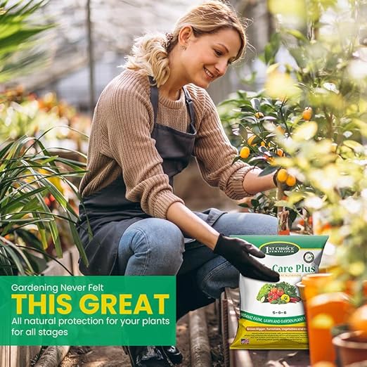 Earth-Care Plus 5-6-6 Organic Fast Acting Fertilizer for Plants - Water-Soluble Plant Food for Vegetables, Trees, Flowers - Boost Growth for Lawns, & Gardens 1728lb (432 Packs Pallet)