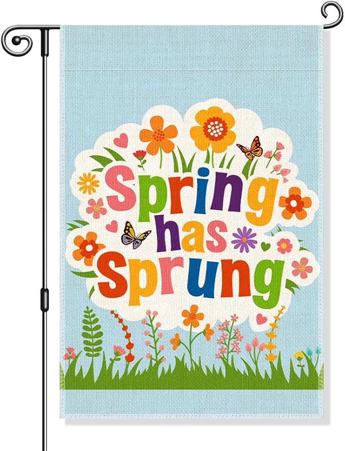 Garden Flag, Funny Welcome Yard Flag for Outside, Religious Garden Gifts, Christian Yard Sign Home Décor, Christian Bible Musical Notes Flag (Blue2)