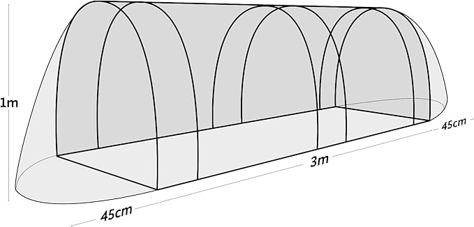 Tierra Garden 50-5000 Haxnicks Easy Poly Tunnel Garden Cloche, Giant