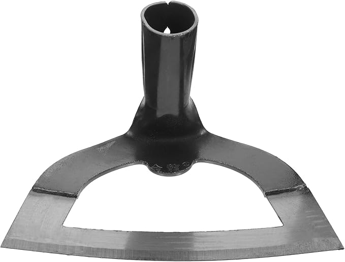 Uonlytech Hollow Garden Hoe Heavy Duty Steel Weeding Tool 8.38X6.69X4.80In for Backyard Farming Soil Loosening Planting and Tillage