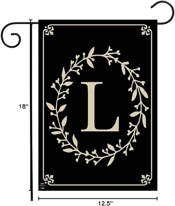Briarwood Lane Classic Monogram Letter L Garden Flag