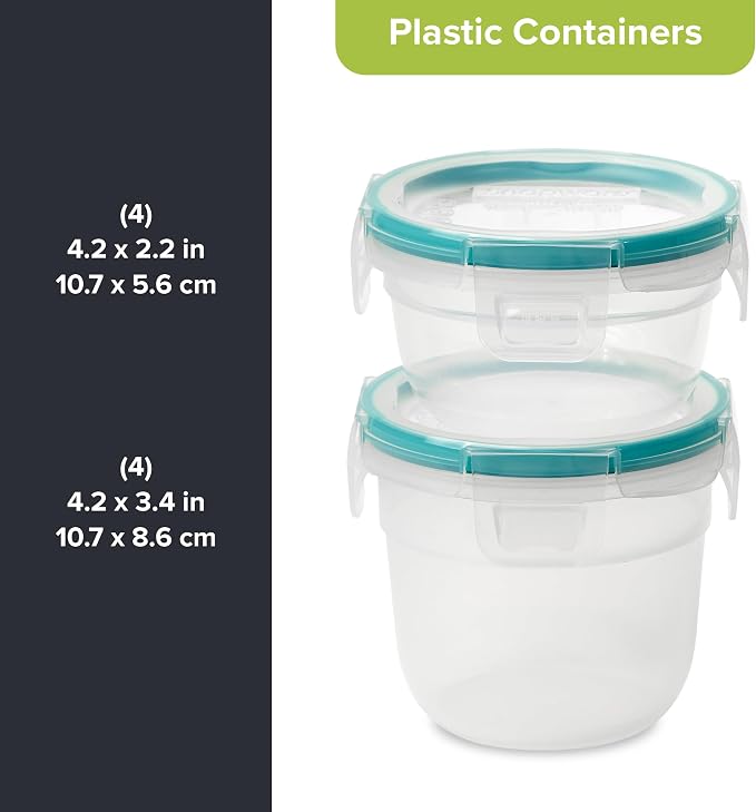 Snapware Plastic Total Solution (16-Piece) Food Storage Containers Set
