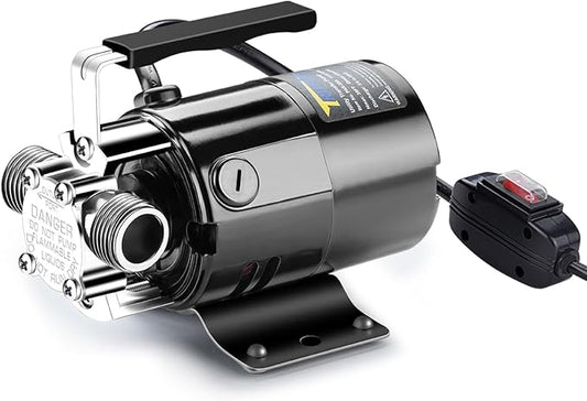 Trupow 1/10HP 330GPH 115-Volt Mini Portable Electric Utility Sump Transfer Water Pump with ON/OFF Switch(Only Pump)