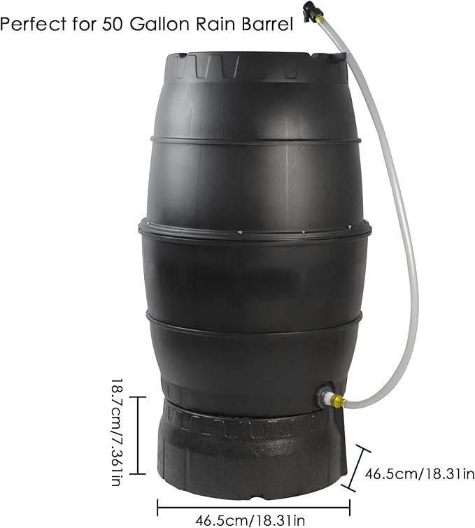 SQUEEZE master 50 Gallon Rainwater Collection Barrel Stand
