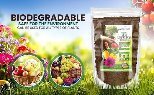 GARDENWISE Organic Molasses for Plants - Horticultural Molasses - Ideal for Traditional & Hydroponic Gardening, for Indoor & Outdoor Plants (2 QUARTS)