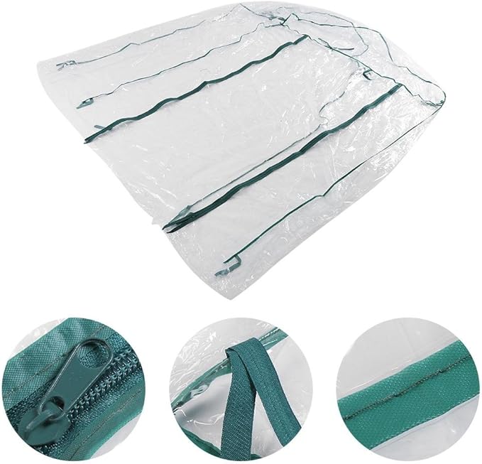 2-Tier Mini Greenhouse, Mini Garden Greenhouses, Walk-in Greenhouse Replacement PVC Cover Kit 143 Long x 73Wide x 195High for Indoor Outdoor. (Frame Not Included)