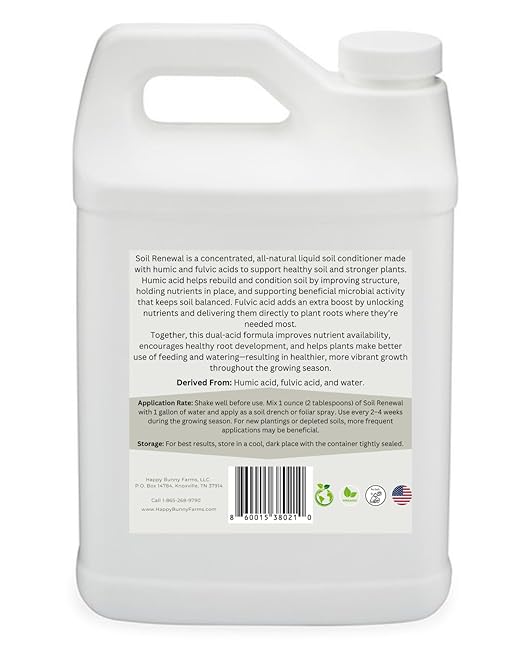 Soil Renewal – Humic & Fulvic Acid Soil Conditioner Concentrate Quart