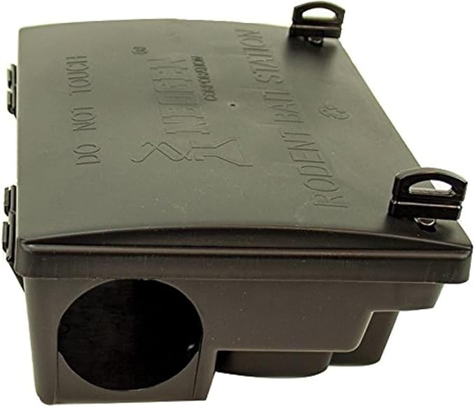 Neogen 000550 Rodent Bait Station,Black,(Pack of 6)