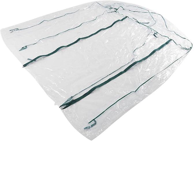 2-Tier Mini Greenhouse, Mini Garden Greenhouses, Walk-in Greenhouse Replacement PVC Cover Kit 143 Long x 73Wide x 195High for Indoor Outdoor. (Frame Not Included)
