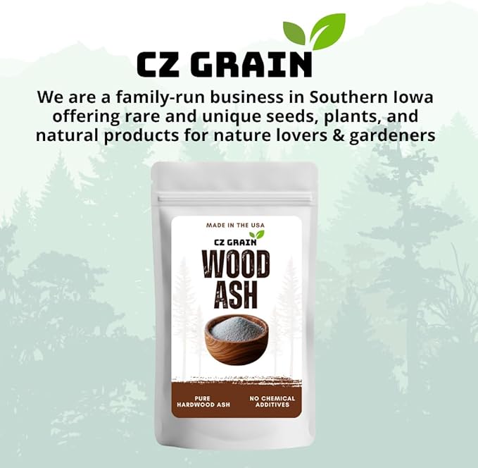 1 Pound Pure Hardwood Ash – Double Sifted for Consistent Quality – All-Natural, No Additives – Resealable Bag – Garden, Soil and Chicken Dust Bath Booster – Made in the USA (16 Ounce)