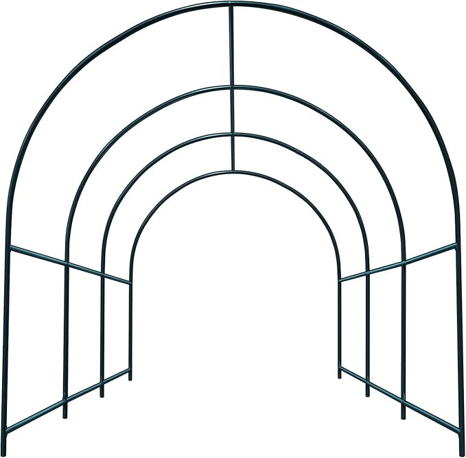 Strong Camel Steel Garden Arch Multi-Size Wedding Garden Bridal Party Decoration Arbor (9.8'x 7' x 7.2')