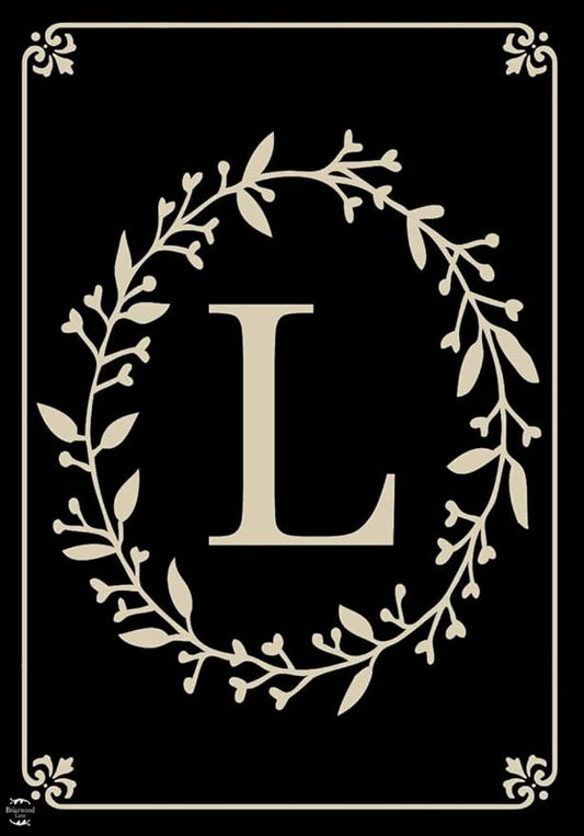 Briarwood Lane Classic Monogram Letter L Garden Flag