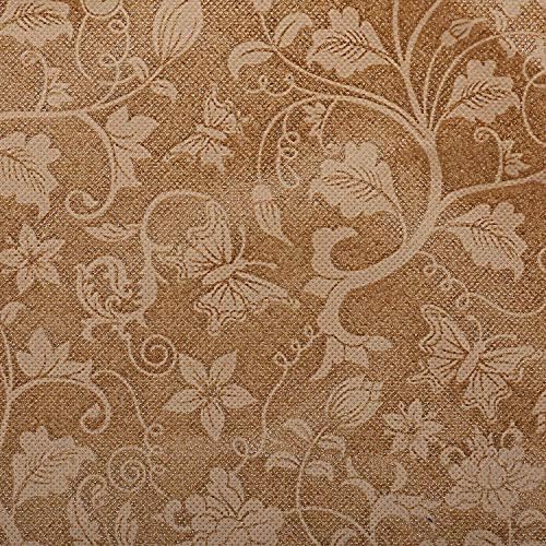 Kuber Industries Metallic Printed Non Woven 6 Pieces Saree Cover and 3 Pieces Underbed Storage Bag, Cloth Organizer for Storage, Blanket Cover Combo Set (Beige) -CTKTC038568